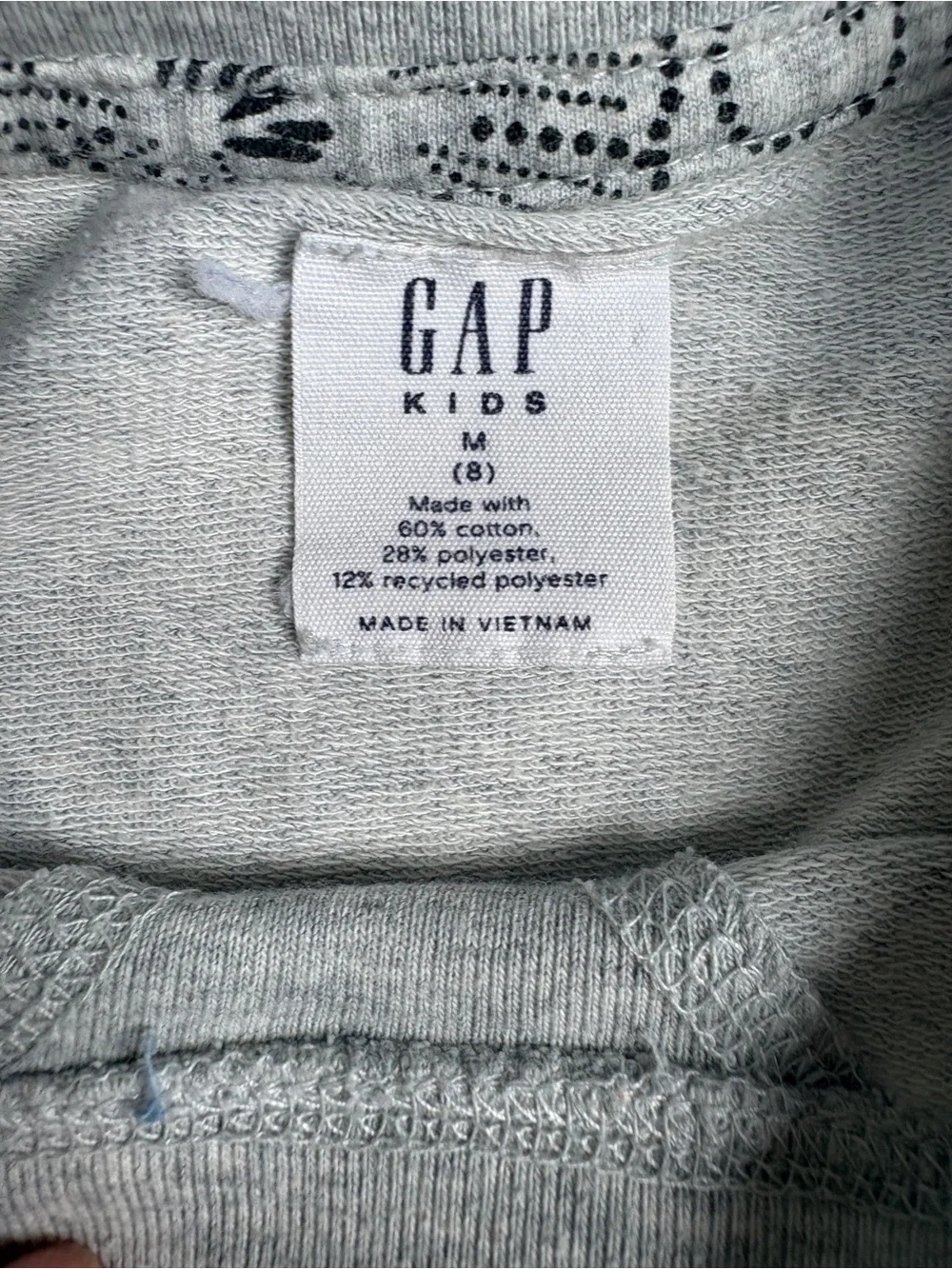 Gap Kids Floral Short Sleeve Sweatshirt Top